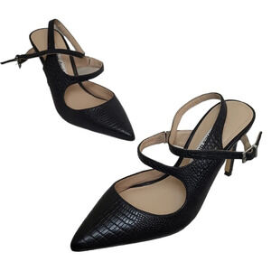 Charles David Ronni Lizard Embossed Pumps